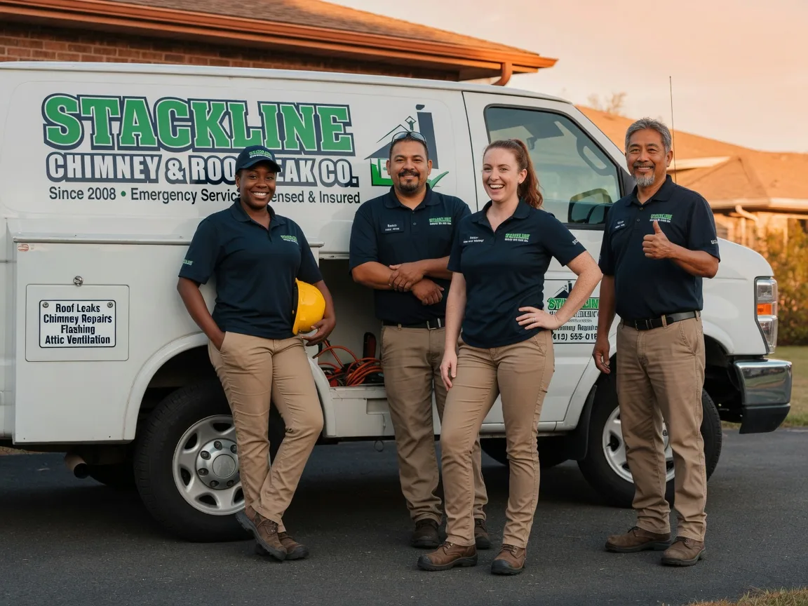 Chimney flashing repair company in Hopedale, IL